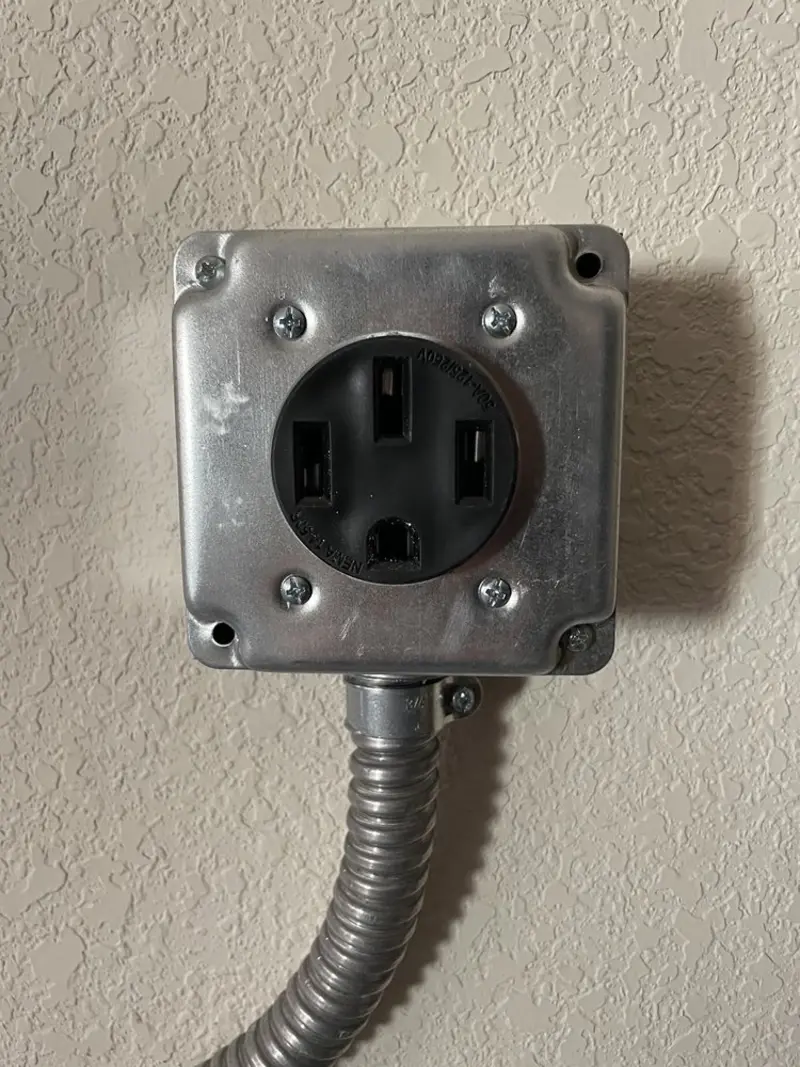 NEMA 14-50 outlet installed for Smart Home Electrical in Superior